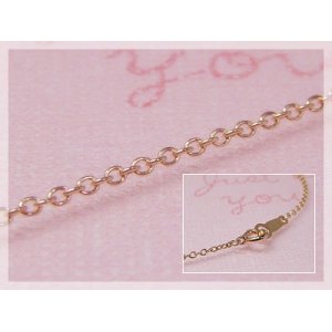 画像: 丸アズキチェーンブレスレット(長さ18cm：幅1.3mm)/ピンクゴールドK10