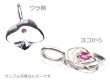 画像2: ローズ（薔薇）天然誕生石ペンダント/K10ホワイトゴールド[アクアマリン]※ネックレスチェーン付き